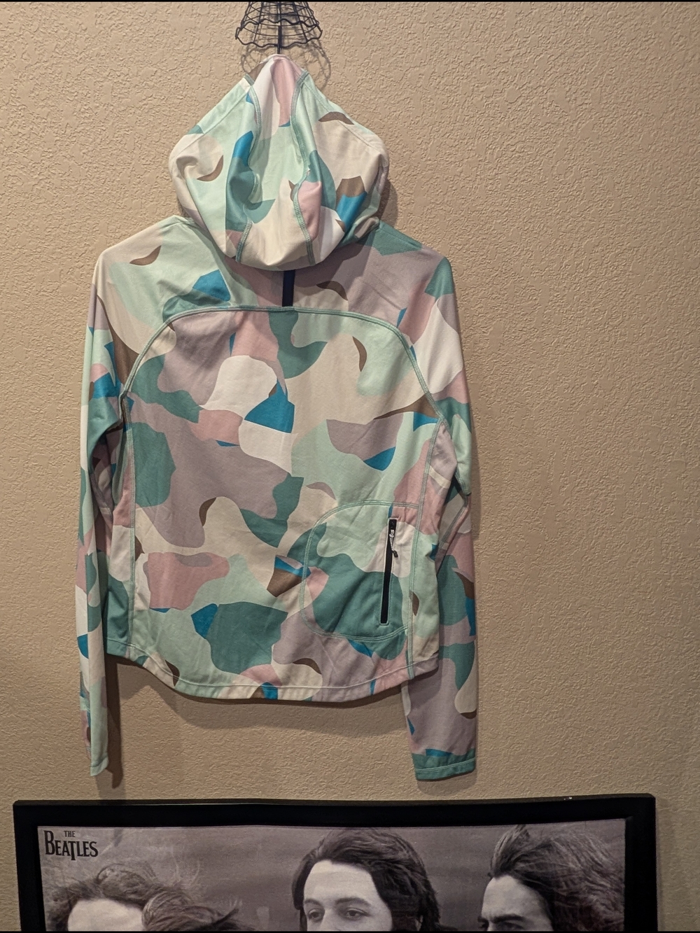 Topo Designs Pastel Camo Hooded Long-Sleeve Swim And Sun Top - Picture 7 of 13